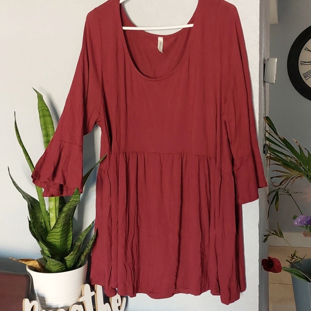 3X Emerald Red shirt